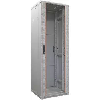 IT-BUDGET 19 ιντσών Ερμάριο δικτύου SRK - 38U - 600x800 mm - Πόρτα γυαλιού/χάλυβα - Συναρμολογημένο - Ανοιχτό γκρι 99ITB19SRK3868GGNM