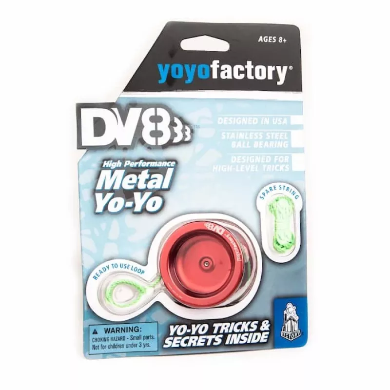 YoYoFactory DV888 Μεταλλικό Yo-Yo Κόκκινο