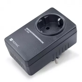 H-Tronic 1114730 Περιοριστής ρεύματος εκκίνησης SCL 3680 IP20, 16 A, 3680 W, Προσαρμογέας βύσματος Schuko, Μαύρο