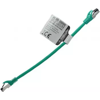 IT-BUDGET Full Copper Premium Καλώδιο δικτύου - Flex AWG 26 - Cat.8.1 - 2000 MHz - Χωρίς αλογόνα - PoE+ - 40 Gbit - Πράσινο - 0,25 m (90ITBFLEX81PK025GR)