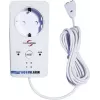 M-E MODERN-ELECTRONICS ME WA-5 Ανιχνευτής νερού με ενσωματωμένη πρίζα, 230V, 2m καλώδιο αισθητήρα, Ηχητικός συναγερμός >85dB, Κόκκινο LED, Μεταγωγή πρίζας Schuko 16A