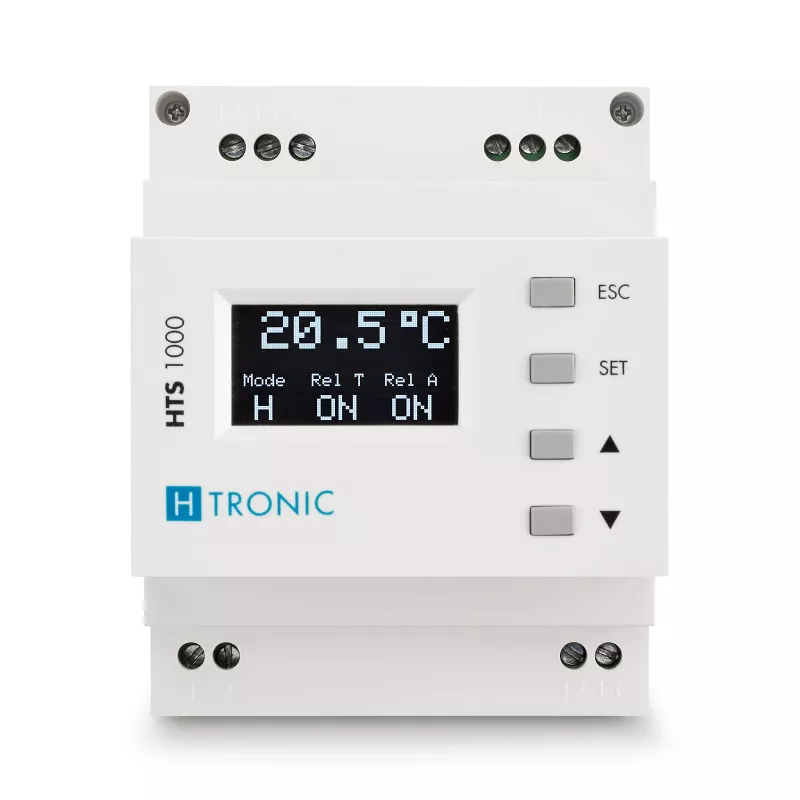 H-TRONIC HTS 1000 Διακόπτης θερμοκρασίας ράγας DIN -99°C έως +850°C 1114690
