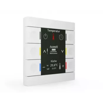 MDT BE-BZS86.01 Smart Control Center 86mm Πλαστικό Λευκό Γυαλιστερό