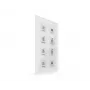 MDT BE-GT08W.01 KNX Γυάλινος διακόπτης αφής Plus, 8 απλών, Λευκό