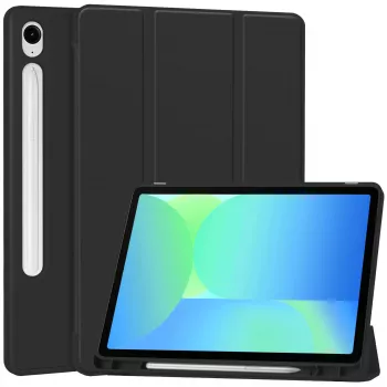 MRDISC Flip Cover για Samsung Galaxy Tab S10+ 5G, Μαύρο TPU MG-FLIPSGTSGB9SW