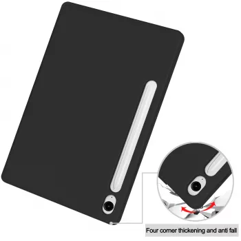 MRDISC Flip Cover για Samsung Galaxy Tab S10+ 5G, Μαύρο TPU MG-FLIPSGTSGB9SW