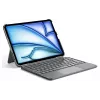 DIGISTOR HK Inateck KB04122 Θήκη πληκτρολογίου με touchpad για iPad 11 ιντσών A16 / Air M3-M2 / Pro, αφαιρούμενη, φωτιζόμενη, QWERTZ γερμανική διάταξη, γκρι γραφίτη