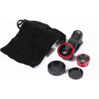 CYOO CY121416 Σετ Φακών Smartphone 2 σε 1 - Φακός Fisheye 180° & Macro με Universal Clip