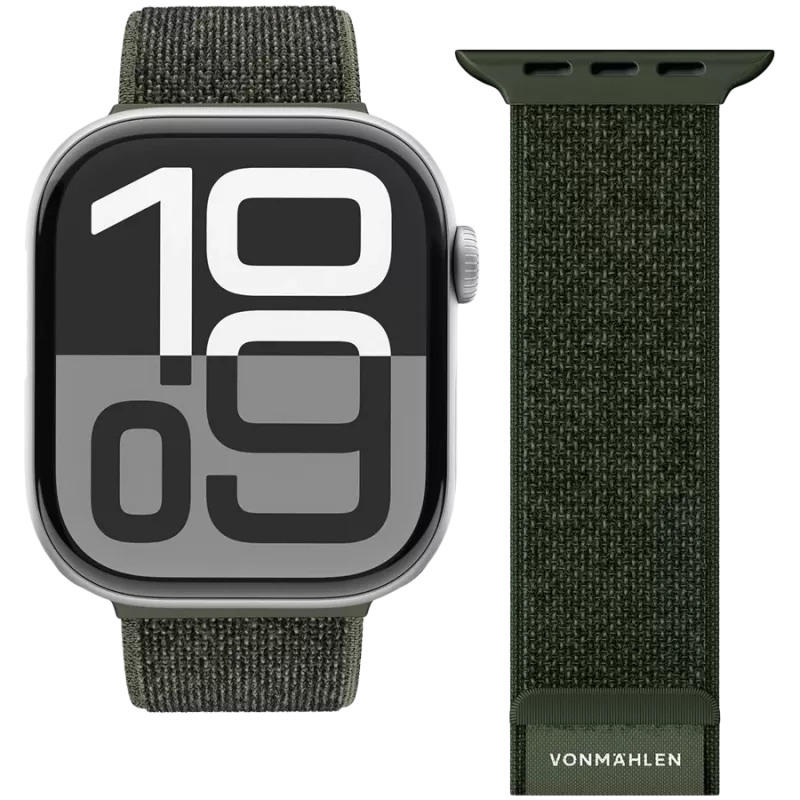 VONMÄHLEN Fitness Loop 2 40, 41, 42mm Ένα Μέγεθος, Oliv