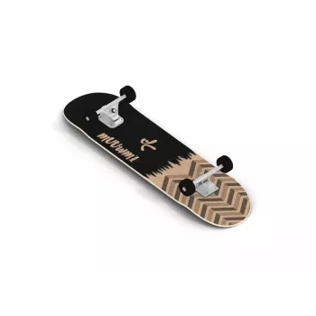MUUWMI AU 541 Πλήρες skateboard, 31 x 8 ίντσες καναδικό deck σφενδάμου, ρουλεμάν ABEC 7, μοτίβο δάσους
