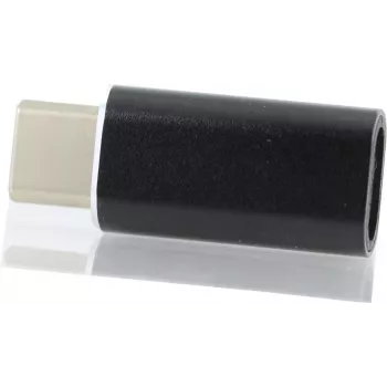 CYOO Lightning σε USB-C Προσαρμογέας – Μαύρος μετατροπέας για φόρτιση και συγχρονισμό δεδομένων (CY122090)