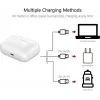 CY122590 Θήκη φόρτισης αντικατάστασης για Apple AirPods 3ης γενιάς, ασύρματη φόρτιση και Lightning, Λευκό