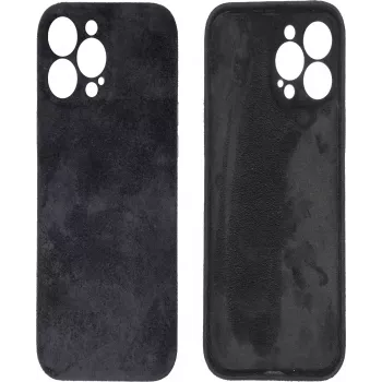 CYOO Alcantara Soft Θήκη για Apple iPhone 14 Plus - Μαύρο CY122787
