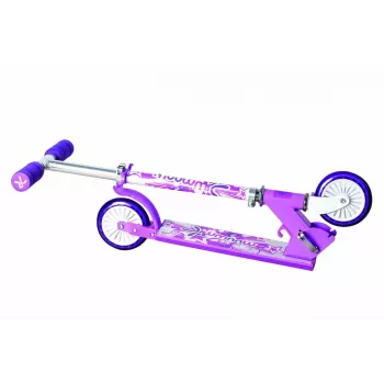 MUUWMI KiddyScooter Racing Παιδικό Πατίνι 3 Τροχών, Ροζ