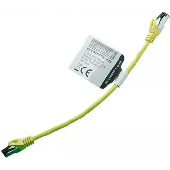 IT-BUDGET Cat.8.1 S/FTP Καλώδιο Patch, 0,25 m, Κίτρινο, 40 Gbps, Full Copper, LSZH, PoE+ 90ITBFLEX81PK025Y