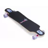MUUWMI AU 560 Longboard Compact Cruiser Skateboard, ABEC 7 Ρουλεμάν, LED Φωτεινοί Τροχοί, 7-φυλλικό Καναδικό Σφενδάμι