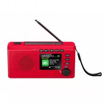 Reflexion TRA2757DAB+ Κόκκινο DAB+ & FM Φορητό Ραδιόφωνο με Bluetooth, USB, AUX, Ξυπνητήρι