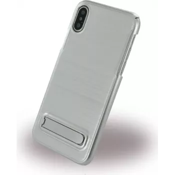 CYOO Brushed Stand Θήκη για Apple iPhone X / XS - Ασημί