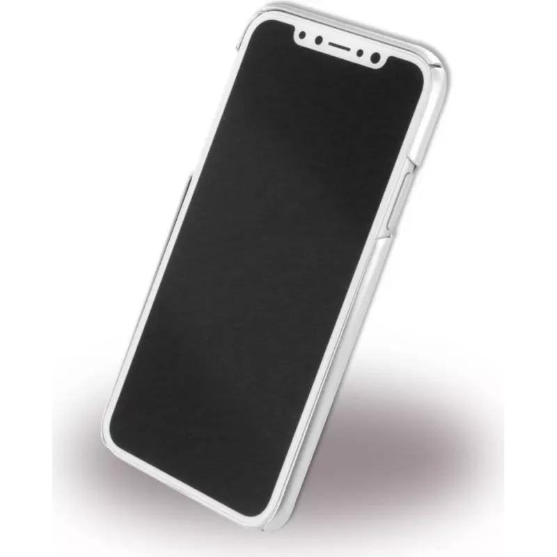 CYOO Brushed Stand Θήκη για Apple iPhone X / XS - Ασημί