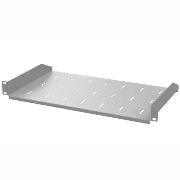 IT-BUDGET Ράφι rack 19 inch βάθος 200 mm 1U 25 kg Ανοιχτό γκρι 90ITB19FB200G