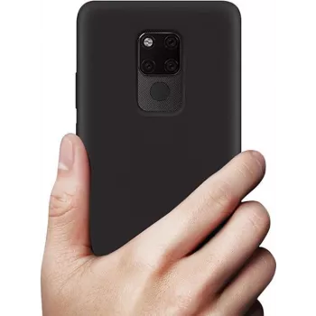 CYOO Premium Θήκη υγρού σιλικόνης για Huawei Mate 20 Pro - Μαύρο