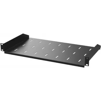 IT-BUDGET Σταθερό ράφι rack 19 ιντσών 1U βάθος 200 mm 25 kg Μαύρο 90ITB19FB200S