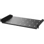 IT-BUDGET Σταθερό ράφι rack 19 ιντσών 1U βάθος 200 mm 25 kg Μαύρο 90ITB19FB200S