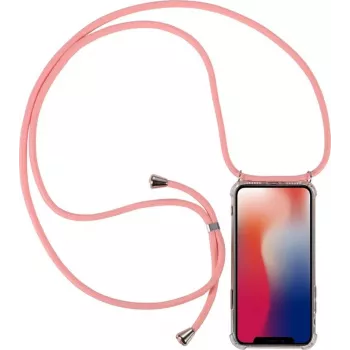CYOO Necklace Case+ Αλυσίδα κινητού για Huawei Mate 20 – ροζ σιλικόνη (CY121039)