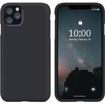 CYOO Premium Θήκη υγρής σιλικόνης για Apple iPhone 12 Pro Max 6,7 ίντσες – μαύρο – σκληρή (CY121878)