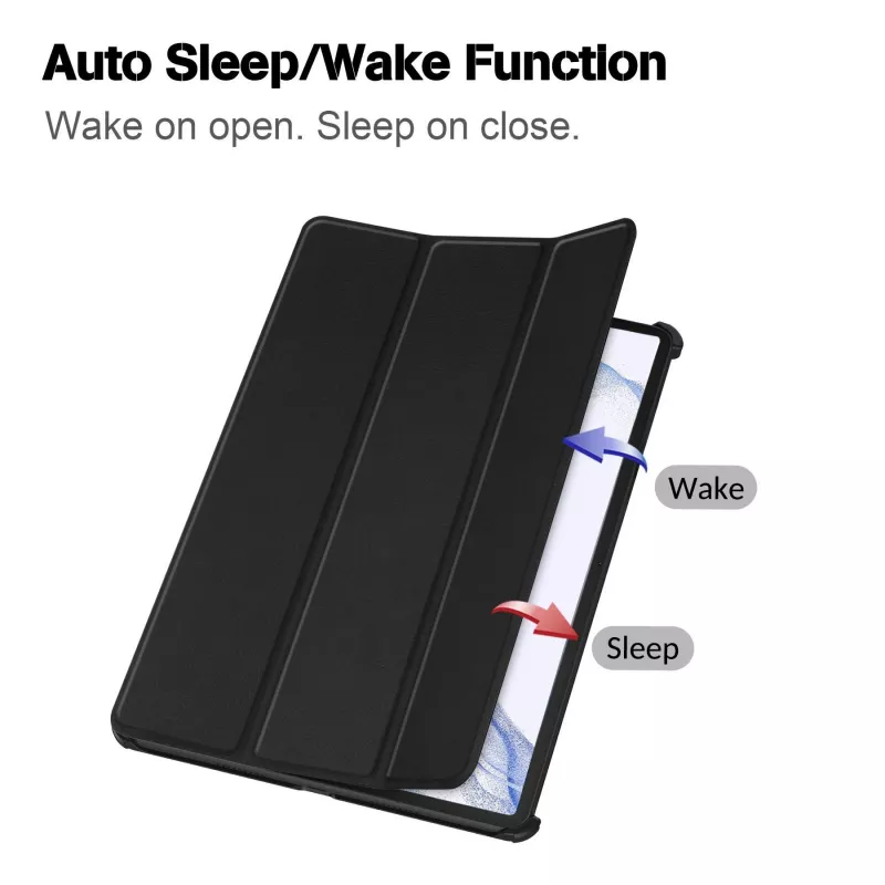 MRDISC Flip Cover για Samsung Galaxy Tab S9 5G – μαύρο TPU (MG-FlipSGTABS95GSW)