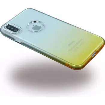 CYOO Ruber Θήκη από μαλακό σιλικόνη για Apple iPhone X – Χρυσό