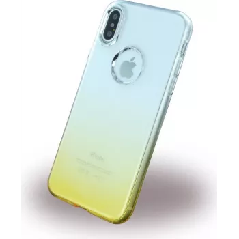 CYOO Ruber Θήκη από μαλακό σιλικόνη για Apple iPhone X – Χρυσό