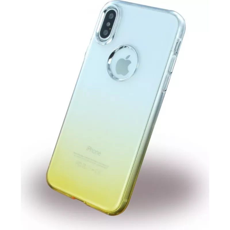 CYOO Ruber Θήκη από μαλακό σιλικόνη για Apple iPhone X – Χρυσό