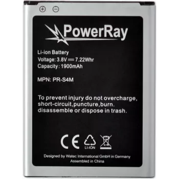 PowerRay Μπαταρία PR-S4M για Samsung Galaxy S4 Mini, 1900 mAh, Bulk (PR-S4M)
