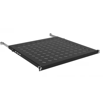 IT-BUDGET 19 ιντσών Βάση συσκευής 0,5U Ύψος 350mm Βάθος 80kg Φέρουσα ικανότητα Μαύρο 12WZ82648002350161