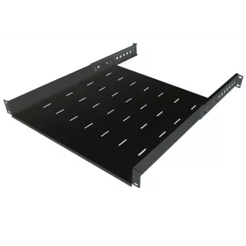 IT-BUDGET Ράφι τοποθέτησης rack 19 inch / βάση συσκευών - Φέρουσα ικανότητα 40 kg - Βάθος 550 mm - Ρυθμιζόμενη τοποθέτηση βάθους - Μαύρο (90ITB19FB550S)