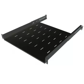 IT-BUDGET Ράφι τοποθέτησης rack 19 inch / βάση συσκευών - Φέρουσα ικανότητα 40 kg - Βάθος 550 mm - Ρυθμιζόμενη τοποθέτηση βάθους - Μαύρο (90ITB19FB550S)
