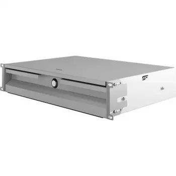 IT-BUDGET Συρτάρι 19 inch για μικρές συσκευές, έγγραφα, εργαλεία - 2U - κλειδωνόμενο - ανοιχτό γκρι (90ITBSL2HEG)