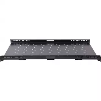 Rockstable RS19-SFH79 Σταθερός πάτος βαρέως τύπου 1U 19 inch, χάλυβας SPCC, μαύρο, φέρουσα ικανότητα 60 kg