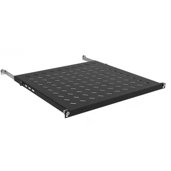 IT-BUDGET Σταθερό ράφι rack 19 inch 0,5U βάθος 450mm 80kg μαύρο 12WZ82648003450161