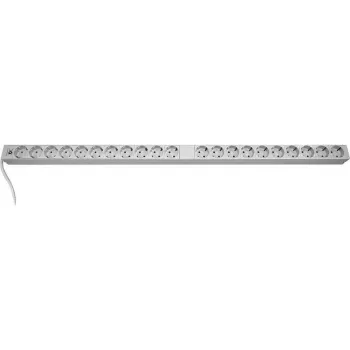 Liebernetz Κάθετη PDU rack 21 θέσεων με υποδοχές Schuko, 16A, ανοιχτό γκρι 90LNSDL21S