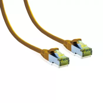 IT-BUDGET Premium Καλώδιο patch καθαρού χαλκού Cat.6A με καλώδιο Cat.7 600 MHz Χωρίς αλογόνα PoE+ 10Gbit Κίτρινο 0,25 m 90ITB6A7PK025Y