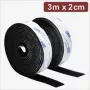 Quadrios 24CA320 αυτοκόλλητη ταινία Velcro, 3 m x 2 cm, μαύρο