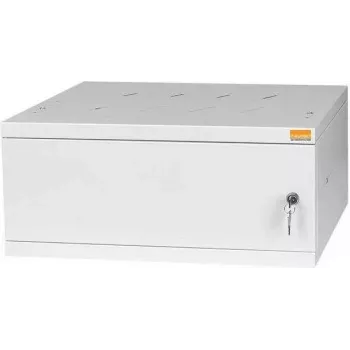 IT-BUDGET Επιτοίχιο κουτί για rack 19 ιντσών TAUNUS 4U 350mm βάθος Συμπαγής πόρτα Ανοιχτό γκρι 90ITB19435MG