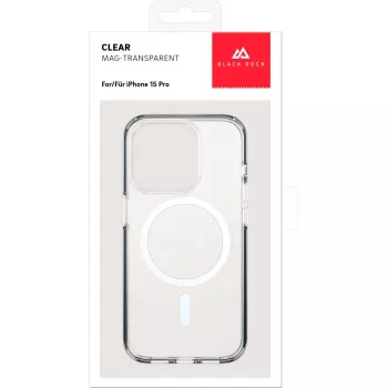 Black Rock Cover Mag Clear θήκη για Apple iPhone 15 Pro, διαφανές (00221270)