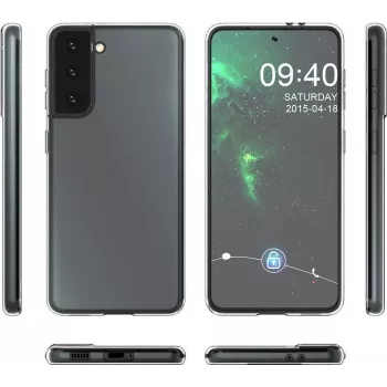 CYOO Ultra Slim Θήκη Σιλικόνης για Samsung Galaxy S21 (SM-G991F) - Διαφανές CY122243