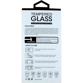 CYOO Apple iPhone XS Max Μεμβράνη προστασίας οθόνης tempered glass 6D Full Coverage μαύρο