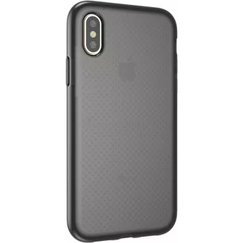 CYOO Dot Back Θήκη σιλικόνης για Apple iPhone XS Max - Διαφανές/μαύρο