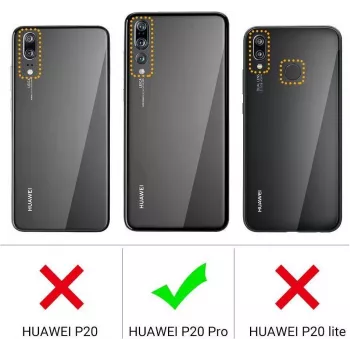 CYOO Premium Θήκη υγρής σιλικόνης για Huawei P20 Pro – μαύρο