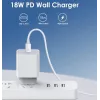CYOO PD01 20W USB-C Power Delivery Φορτιστής τοίχου - Λευκό CY121761